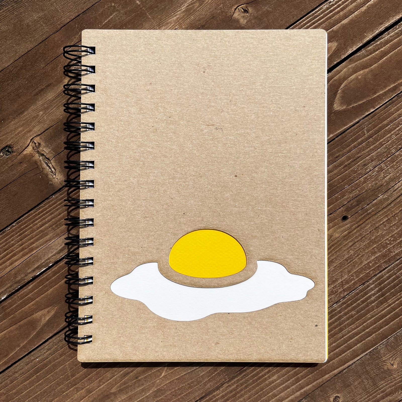 Laser Cut Egg Notebook