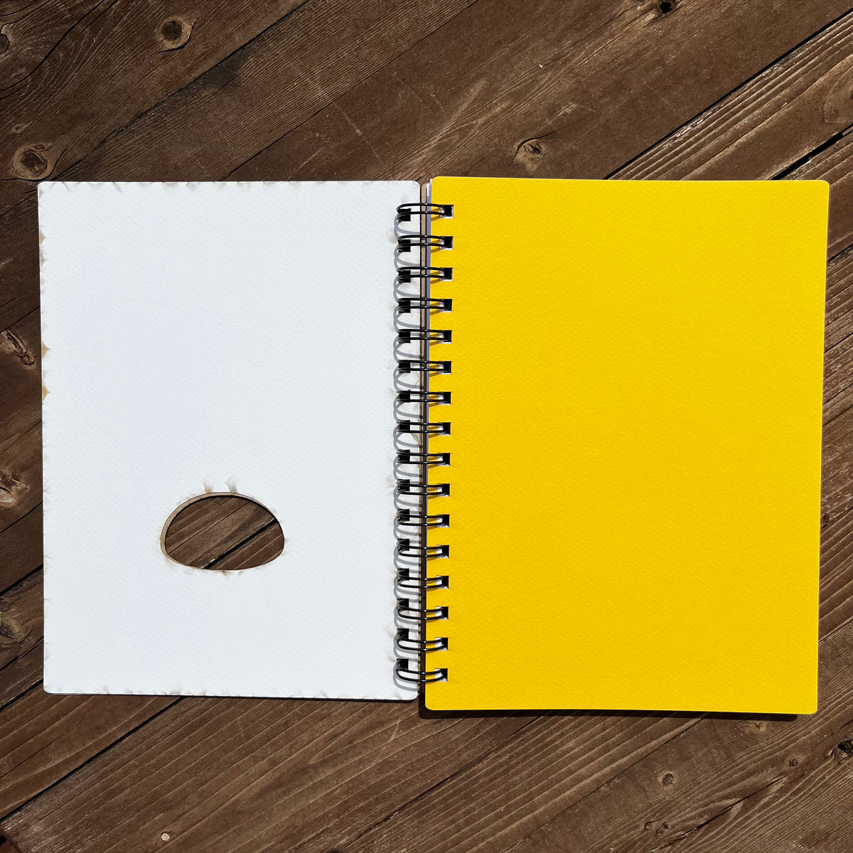 Laser Cut Egg Notebook