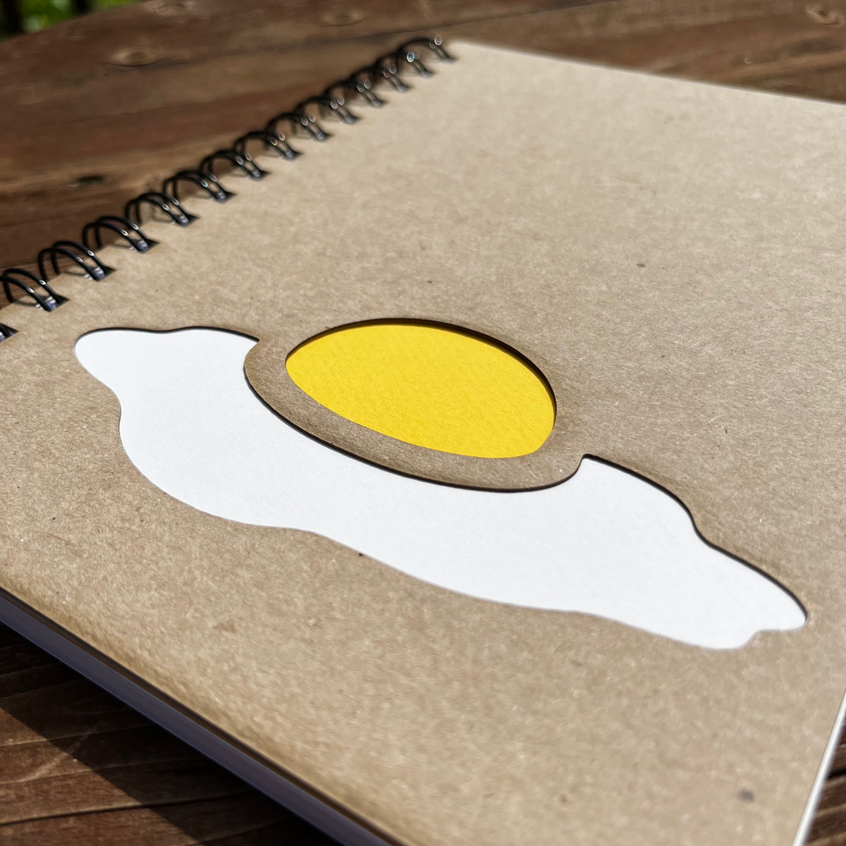 Laser Cut Egg Notebook