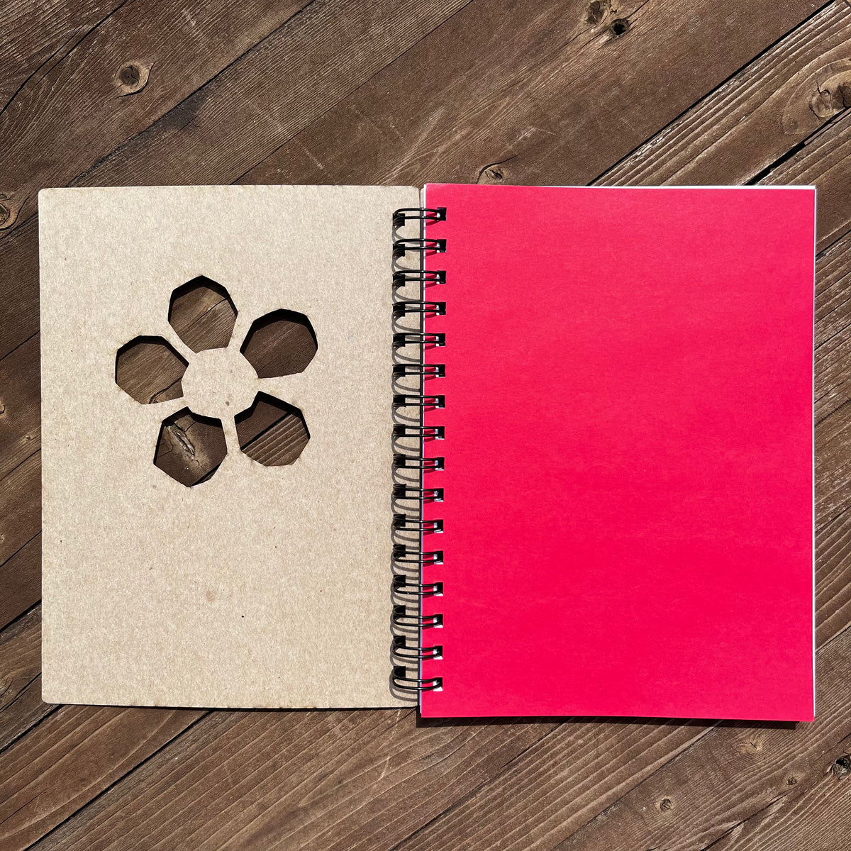 Laser Cut Flower Notebook