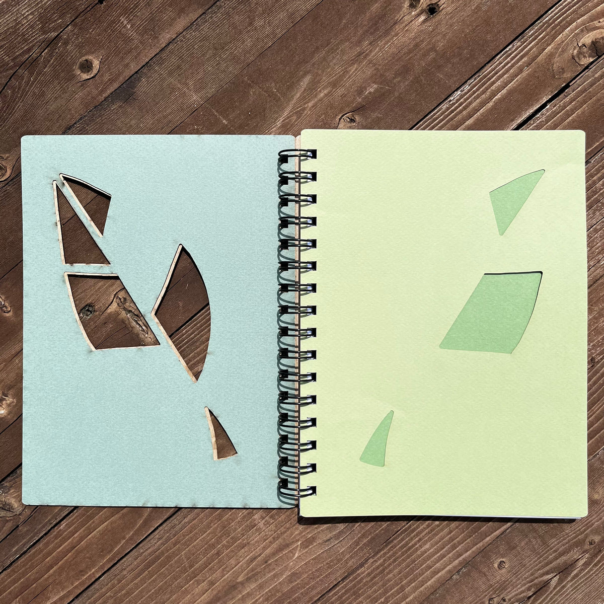 Laser Cut Leaf Notebook
