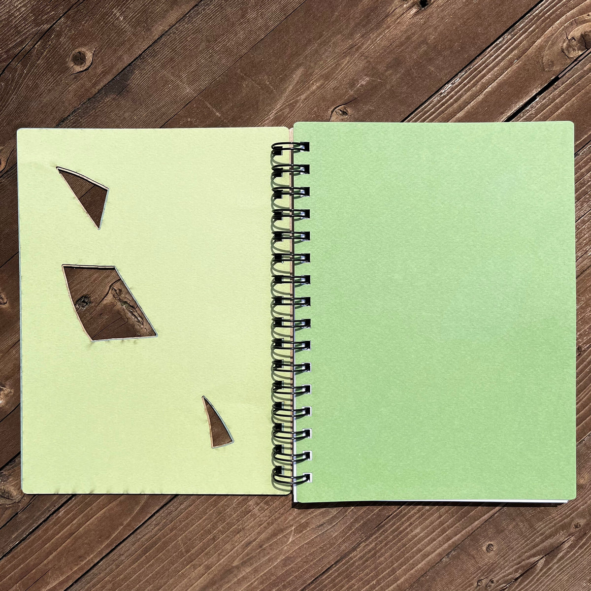 Laser Cut Leaf Notebook