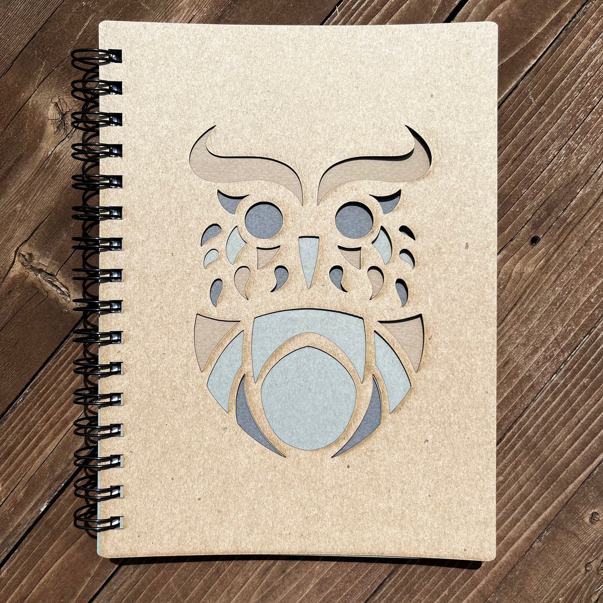 Laser Cut Owl Notebook