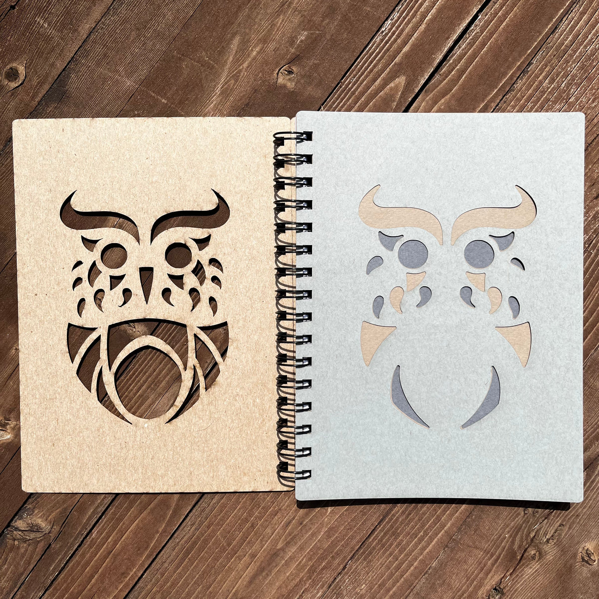 Laser Cut Owl Notebook