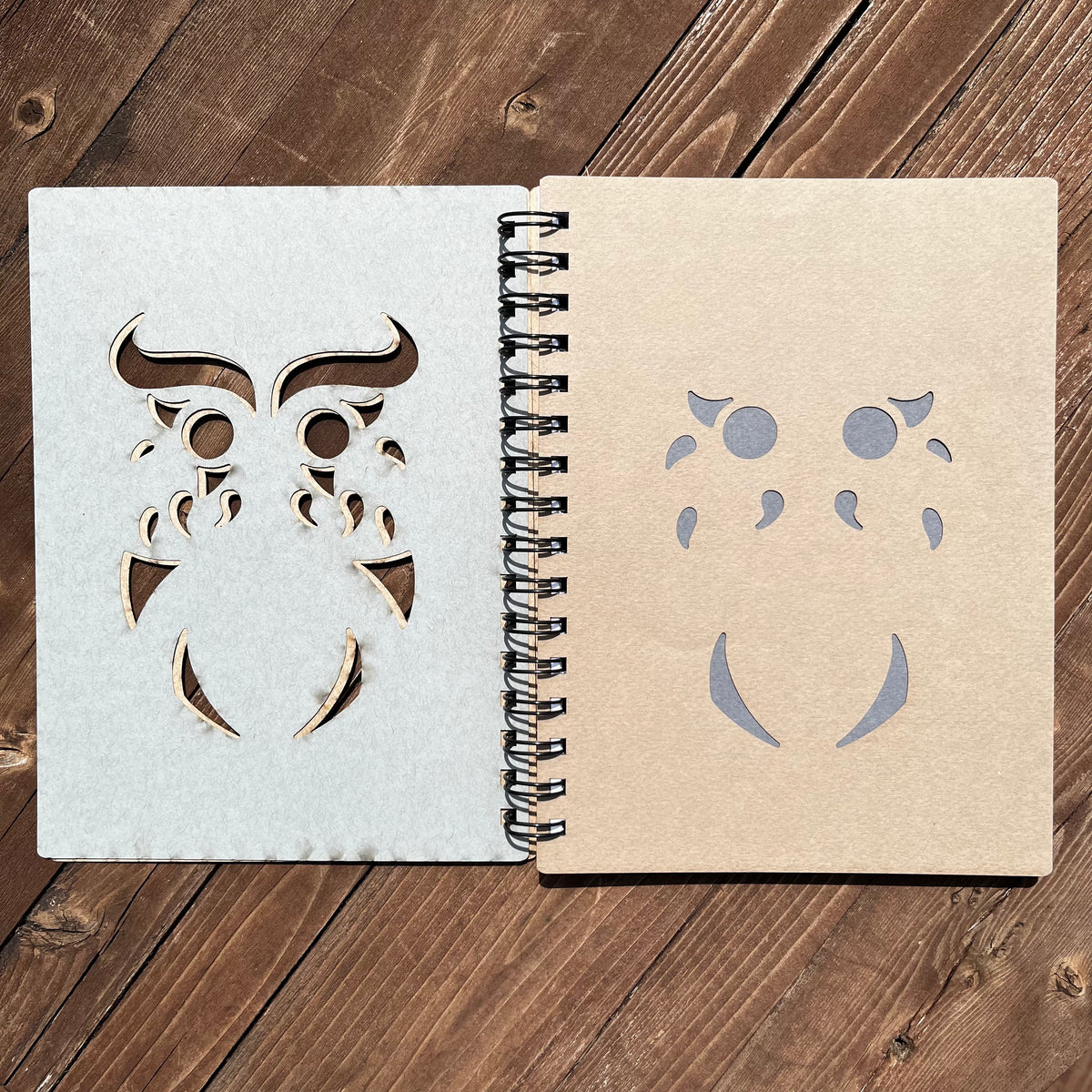 Laser Cut Owl Notebook