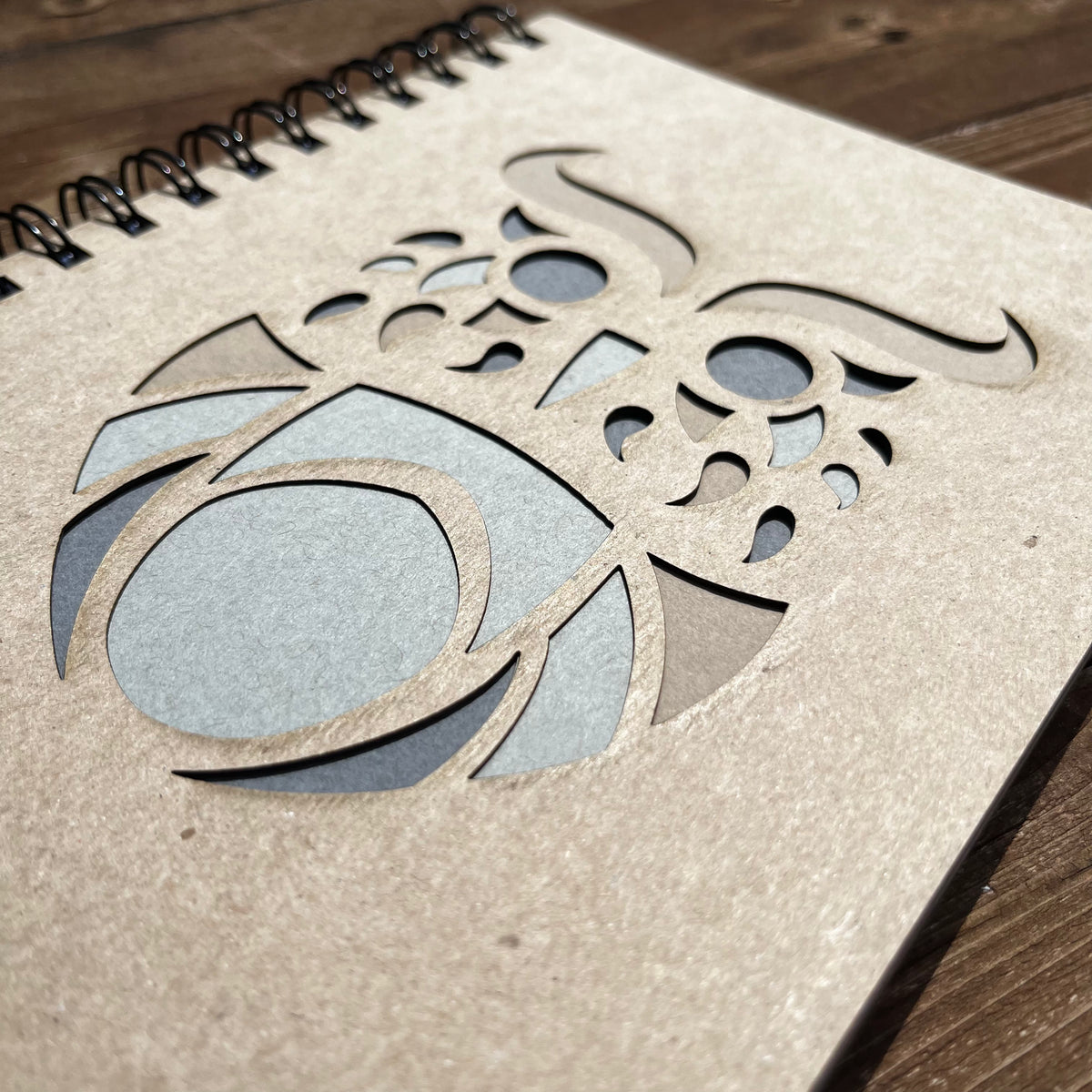 Laser Cut Owl Notebook