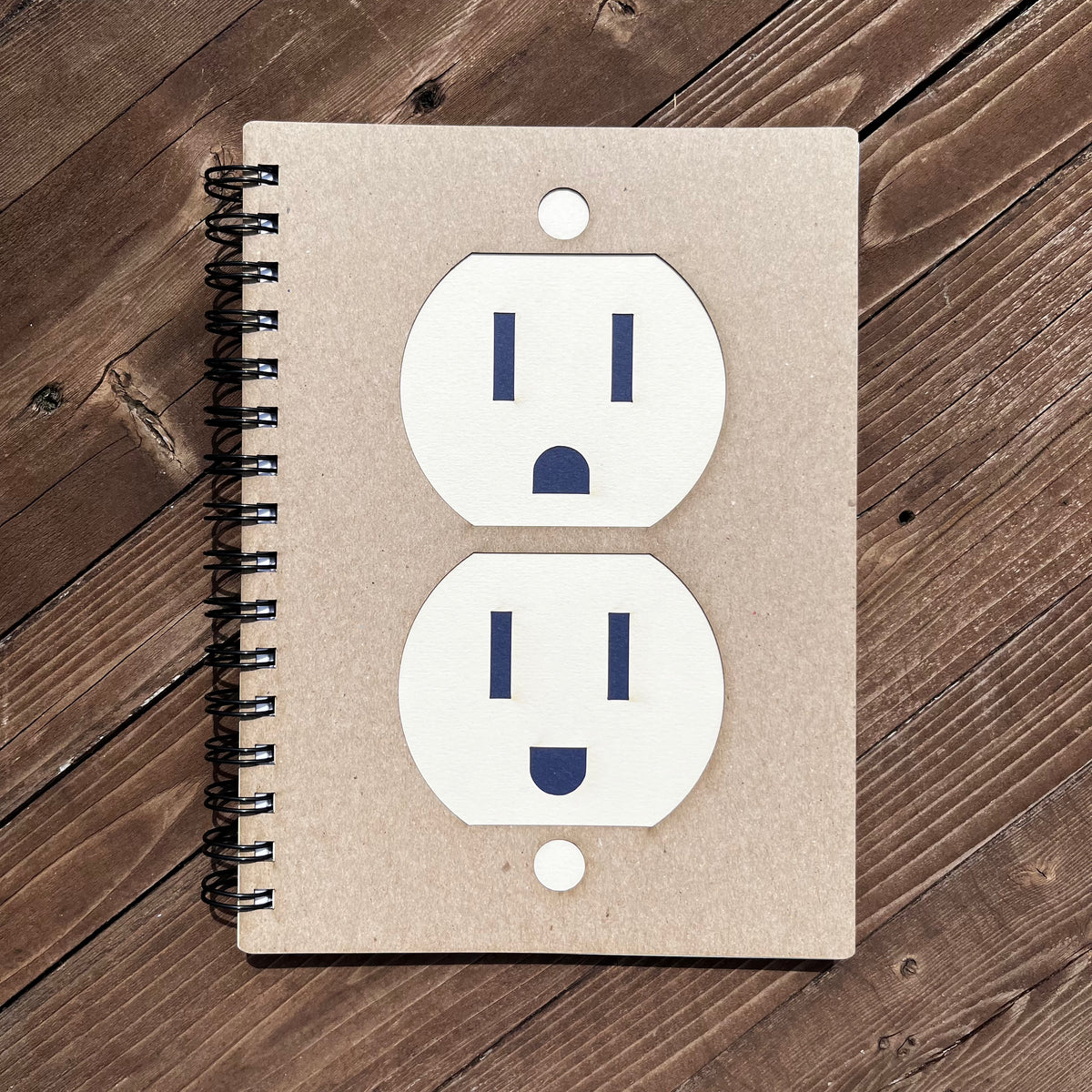 Laser Cut Electrical Socket Notebook