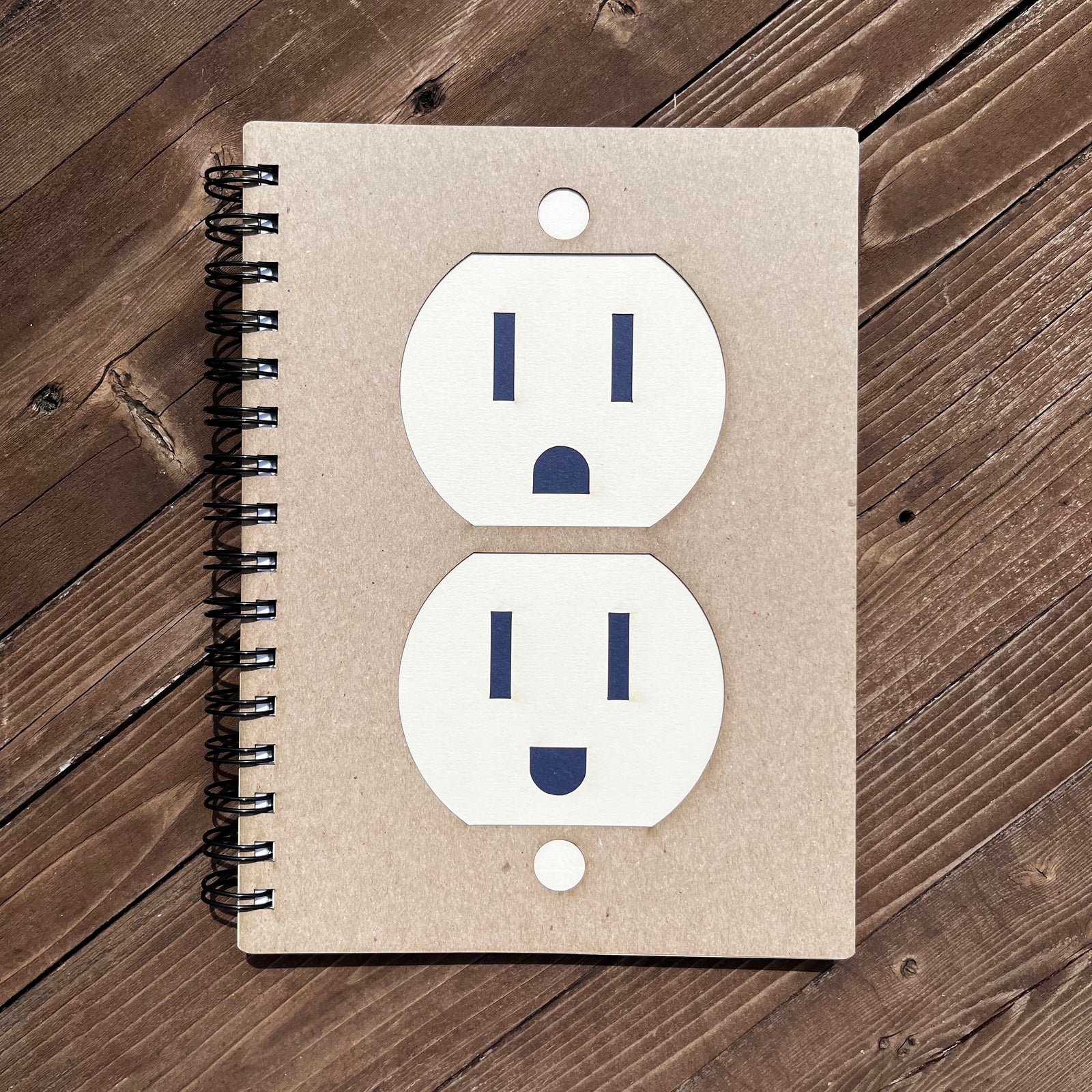 Laser Cut Electrical Socket Notebook
