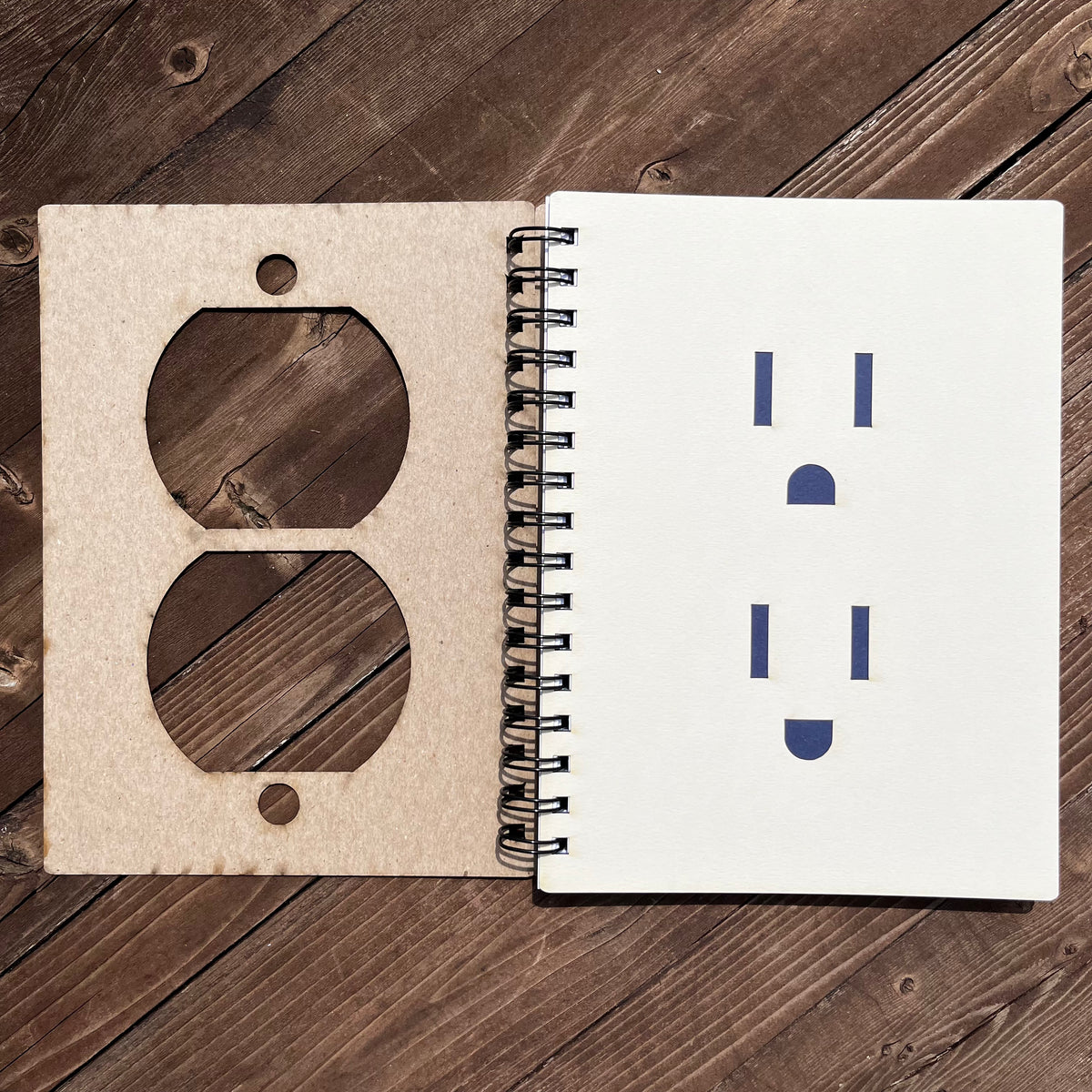 Laser Cut Electrical Socket Notebook