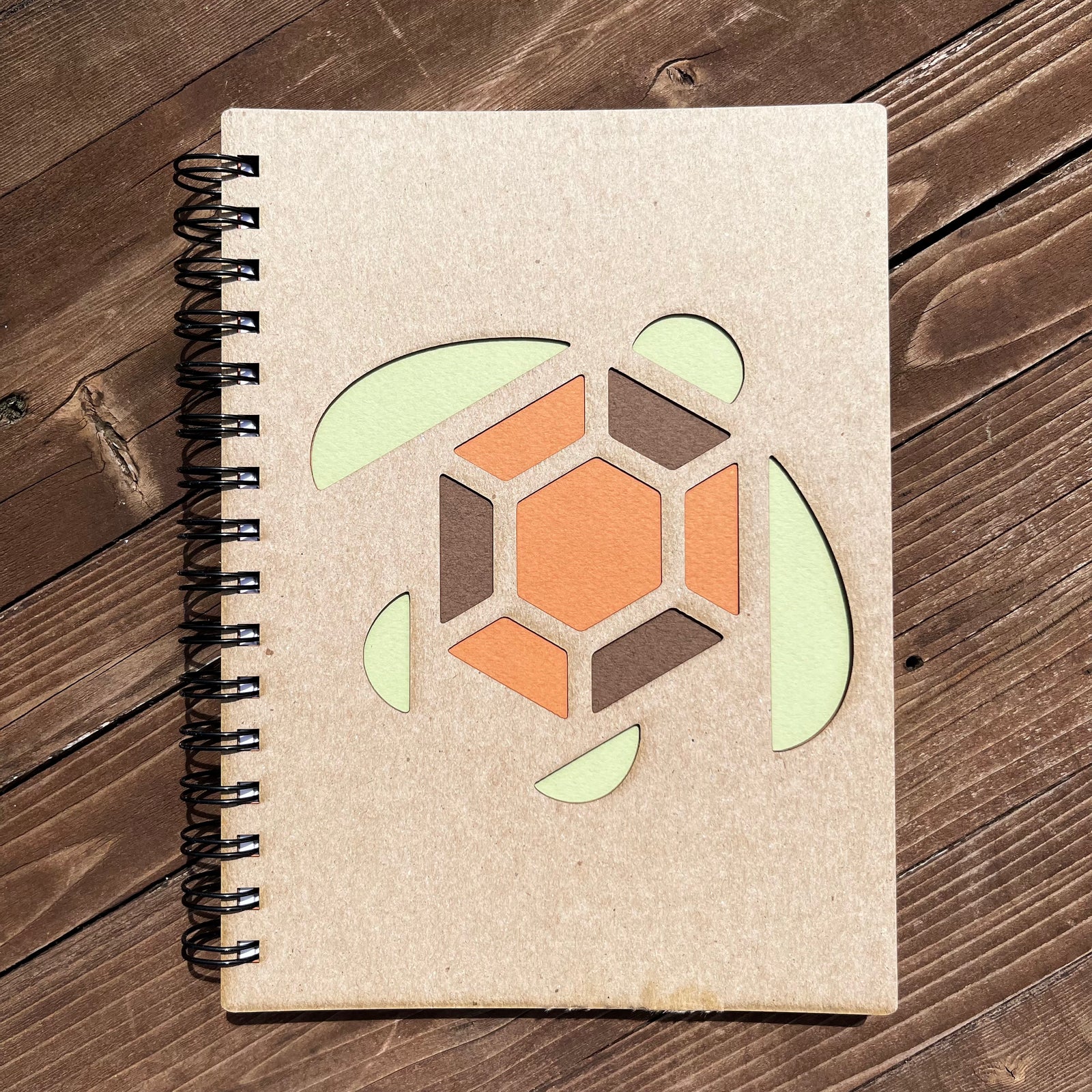 Laser Cut Turtle Notebook