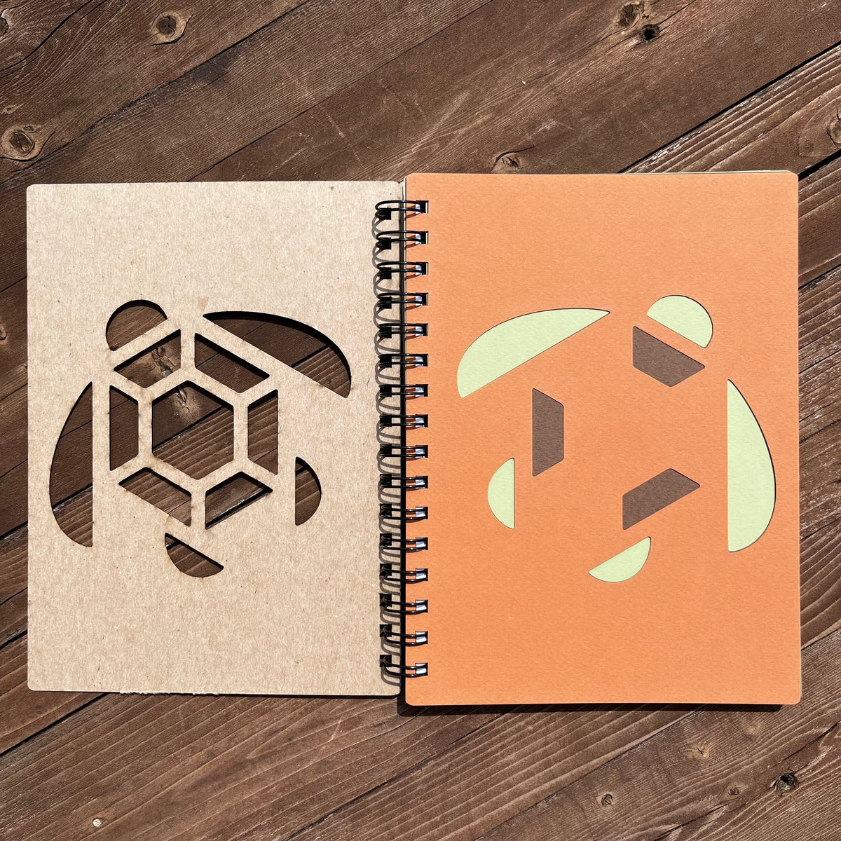 Laser Cut Turtle Notebook