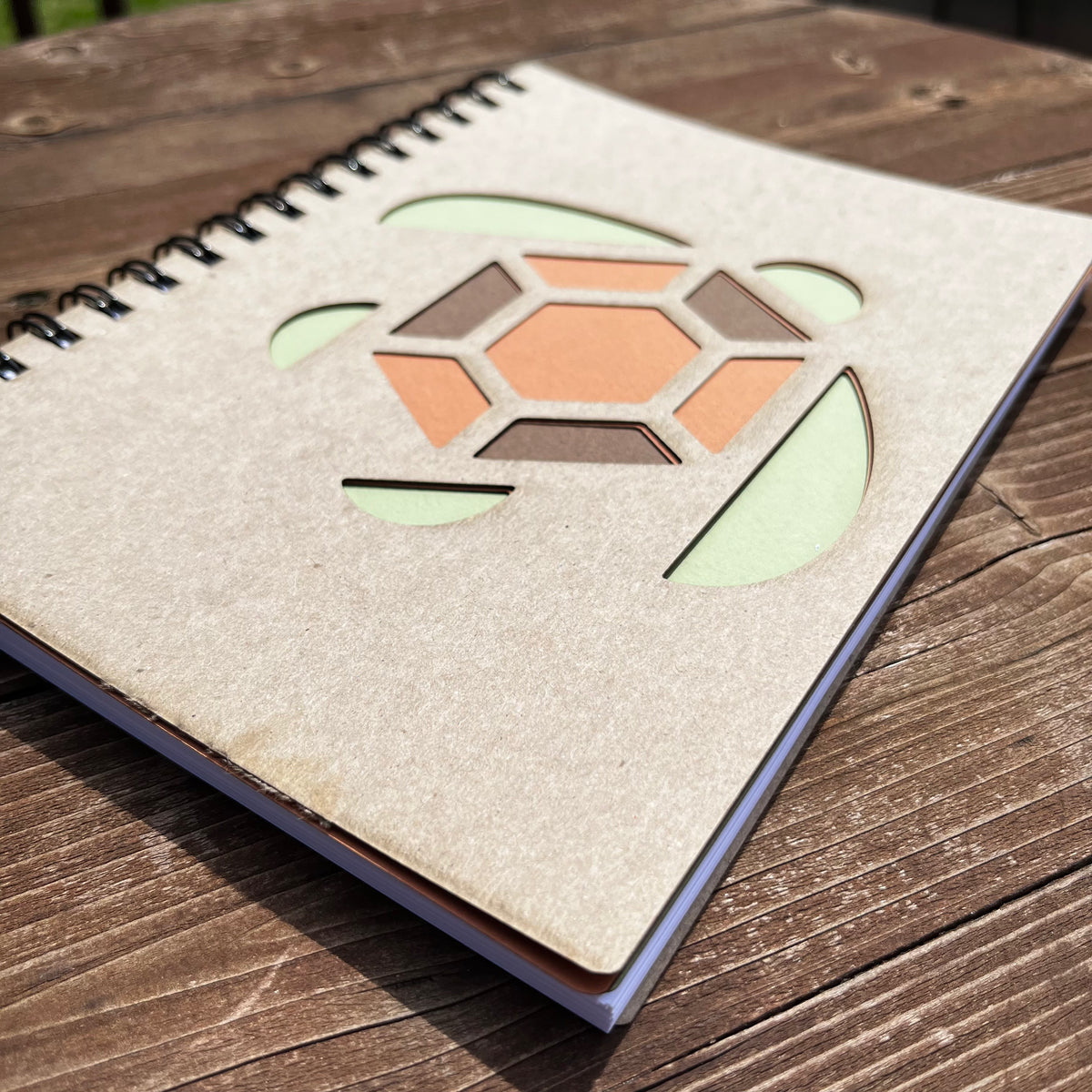 Laser Cut Turtle Notebook
